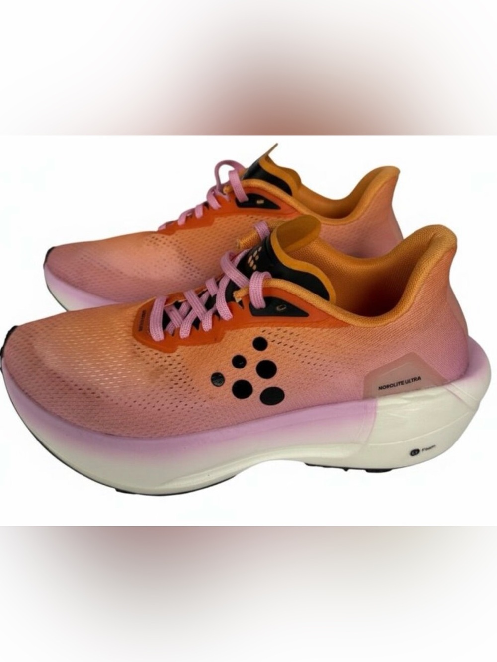Craft Nordlite Ultra Running Shoes US 8.5 Orange Pink Gradient